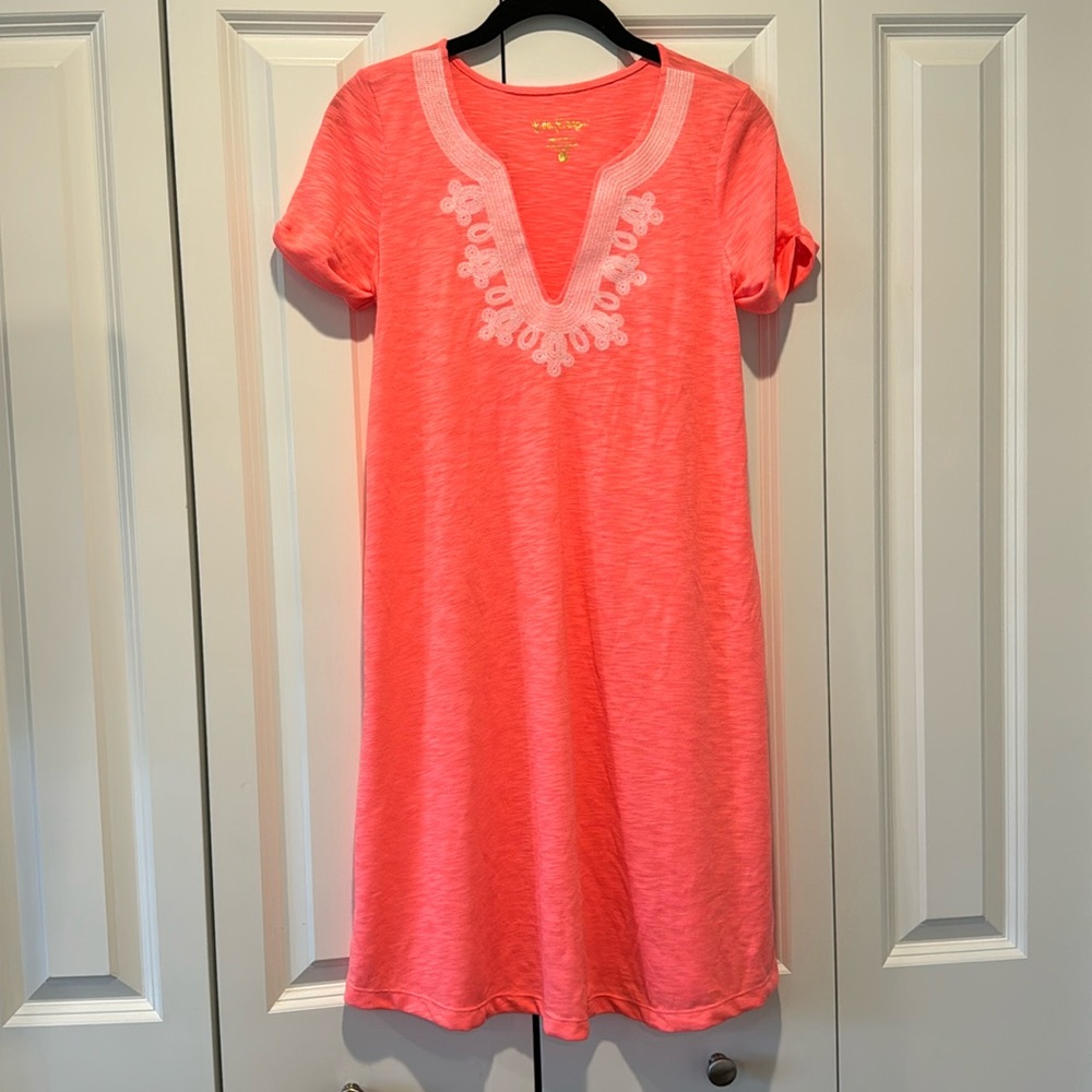 Lilly Pulitzer Coral V-Neck Cover Up